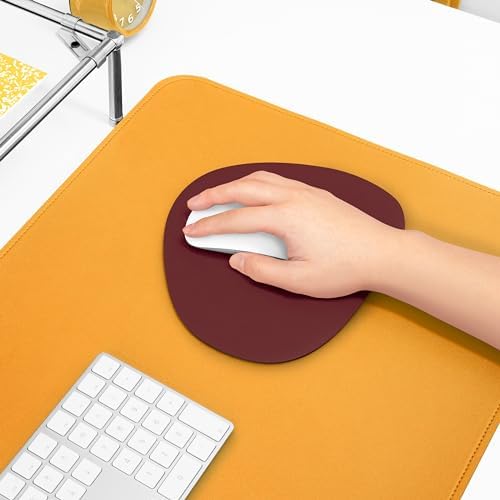 GREEDY FARMERS Mouse pad, Non-Slip Washable Waterproof Computer Mouse pad (Diva Burgundy)