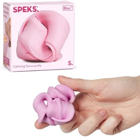 Speks Blur Sensory Slime Putty, Silent Stress Relief Tool, Desk Toy