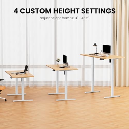 ErGear Electric Standing Desk Legs for 39.4-63.3 inch Desktops, 176 lbs
