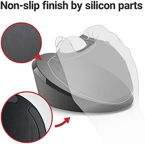 ELECOM MP-TBM02BK Trackball Mouse Disc Pad Tilt Black