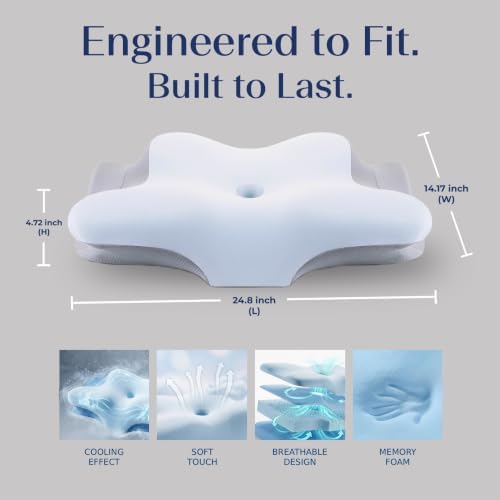 Dr.Prime Cervical Neck Pillow for Neck Pain Relief – Orthopedic Contour
