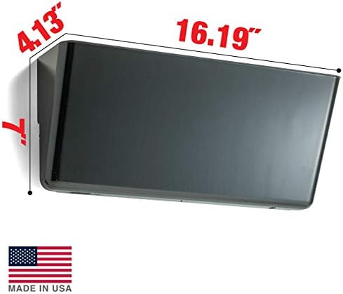 Officemate Wall File, Legal Size, Black (21442) (Pack of 4)