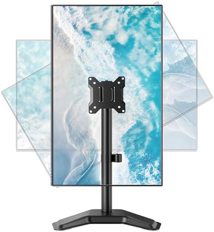 monTEK Freestanding Single Monitor Stand for 17-32" Screens, 22 lbs