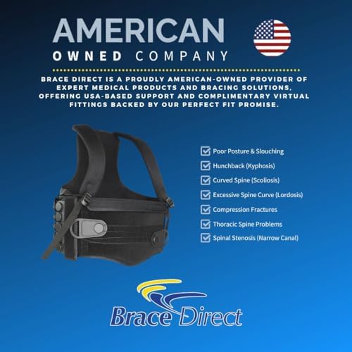 TLSO Full Back Brace - Scoliosis Kyphosis Posture Support L0457