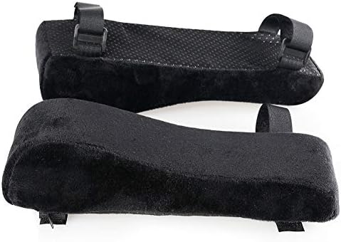 Memory Foam Office Chair Armrest Pads,1Pair Ergonomic Elbow Support Cushion