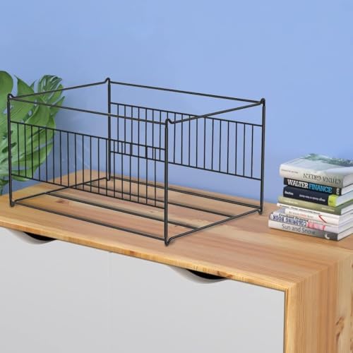 TOPCJ Hanging File Folder Frame, Heavy Duty Metal File Organizer for Letter & Legal Size, Sturdy Desktop File Holder for Cabinets, Desks/Drawers Home Office File Rack (Not Fit All Drawers)