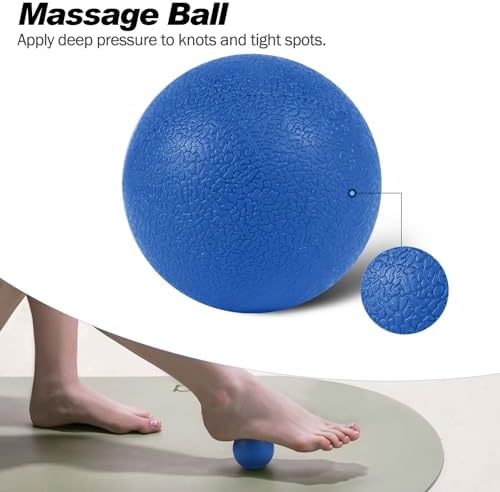 5 in 1 Foam Roller Set High Density Patented Foam Roller for Exercise