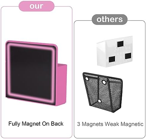 KITANIS Magnetic Pen Holder,2 Pack Magnetic Dry Erase Marker Holder with Generous Compartments,Strong Magnet Storage Marker Pen Pencil Organizer for Refrigerator,Whiteboard,Locker Accessories