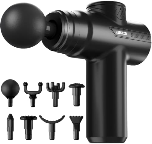 LEERCON Massage Gun Deep Tissue, Mini Muscle Massager Gun for Pain Relief