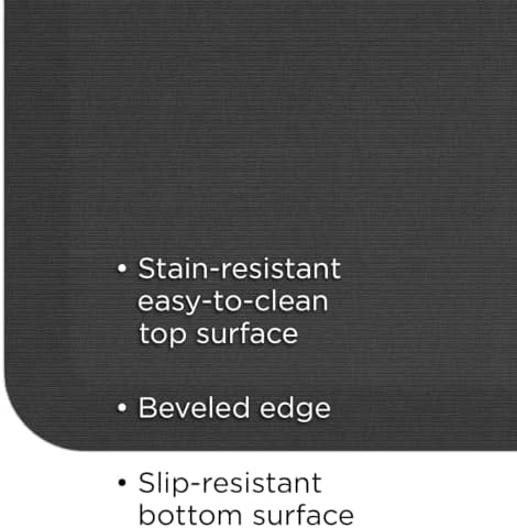 GelPro 30 in. L X 20 in. W Charcoal Polyurethane Foam Anti Fatigue Mat