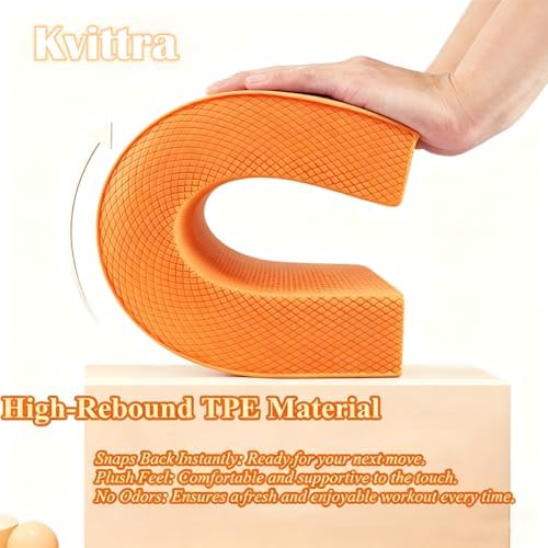 High-Density Balance Pad, Extra Large Balance Pad for Physical Therapy, TPU Foam Balance Board for Rehabilitation Stability Workout Knee and Ankle Exercise