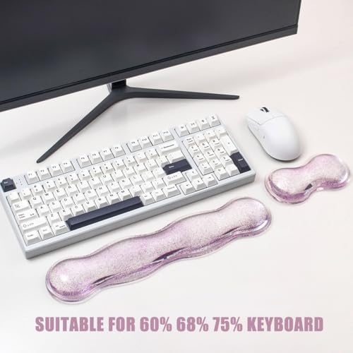 Gel Keyboard and Mouse Wrist Rest Set,Wrist Pad for Computer Keyboard