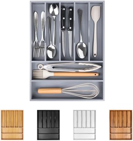 Kitchen Silverware Drawer Organizer and Storage Organizador Small De Cucharas y Tenedores Cubiertos Para Gavetas Cocina Para Gabinete Cajones Cocina Cajones Cocina Para Gabinete Hogar y Cocina Ofertas