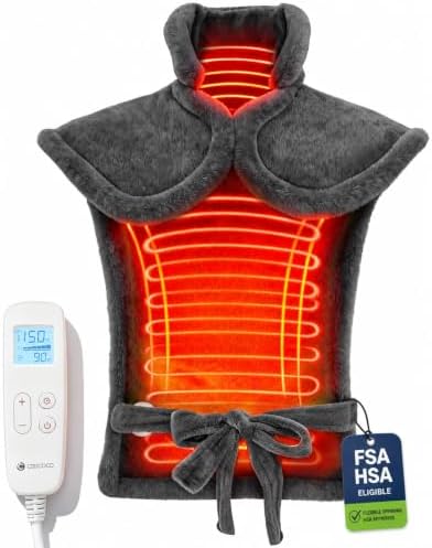CooCoCo HSA Approved Heating Pad for Back Pain Relief
