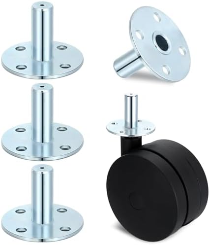 Moxweyeni 4pcs Caster Socket Broad Brimmed Hat Socket for 7/16" Caster Stem