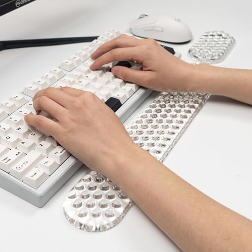 Gel Keyboard and Mouse Wrist Rest Set, Wrist Pad for Computer Keyboard