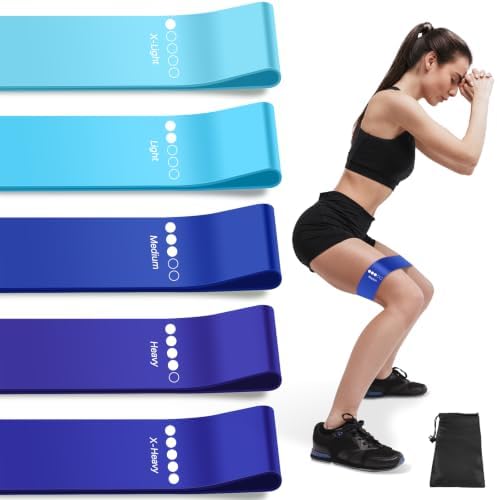 Resistance Bands for Working Out, 5 Levels Elastic Exercise Bands