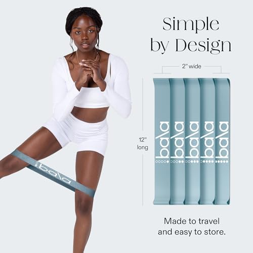 Bala Bands Resistance Bands, Elastic Booty Bands for Home Workouts, 5 Pack