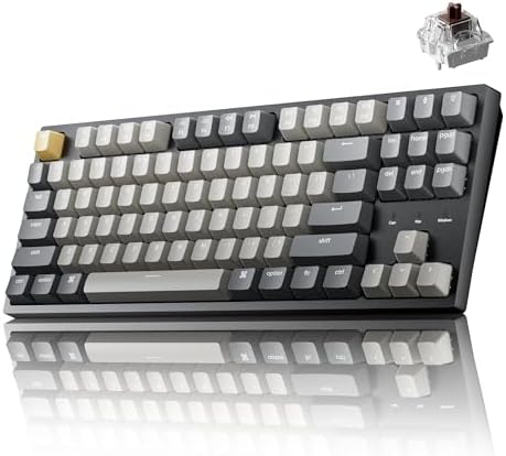 Keychron C1 Pro TKL Custom Wired Mechanical Keyboard, RGB Backlight
