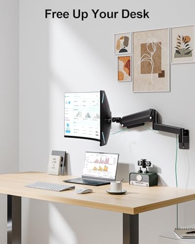 MOUNT PRO Monitor Wall Mount for 22"-49" Ultrawide Flat & Curved Screens