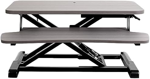 VIVO Dark Gray 26 inch Standing Desk Converter, DESK-V026KG