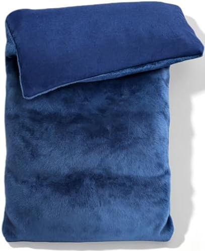 Microwavable Heating Pad with Washable Cover 13x7 Inch Flaxseed Microwave Hot Pack, Lavender Scent, Moist Warm Compress for Relaxation, Non-Electric & Portable