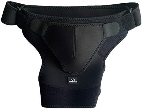 COPPER HEAL – Shoulder Adjustable Clamp Compression Sleeve for Men Women's Support, for Better Back Posture Arm Right & Left Pain Rotator Neck with Stability Sports Pad Gym Ice Strap