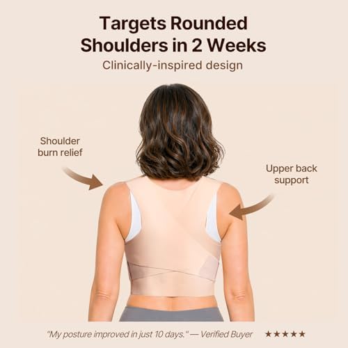 Fit Geno Invisilite Posture Corrector for Women Adjustable Upper Back Brace