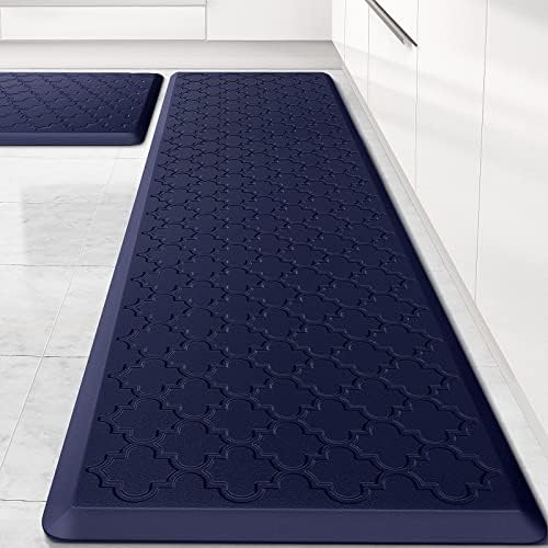 Kitchen Mat 2 PCS Cushioned Anti-Fatigue Floor Mat Standing Mat for Kitchen