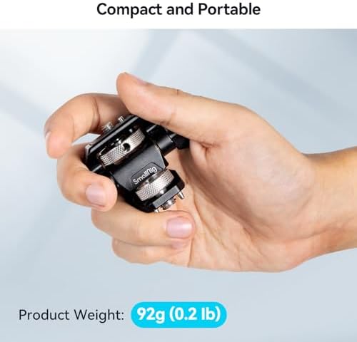 SmallRig Adjustable Camera Monitor Mount for ARRI-Style (Upgrade), 360° Swivel and 180° Tilt Monitor Holder Anti-Twist Support 5” and 7” Field Monitor
