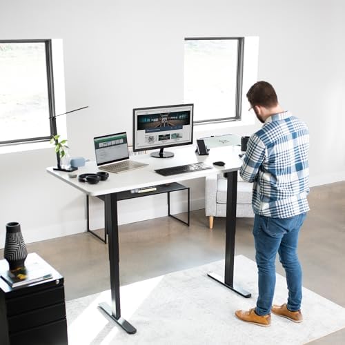 VIVO White 71 x 30 in Standing Desk, DESK-KIT-0B7W