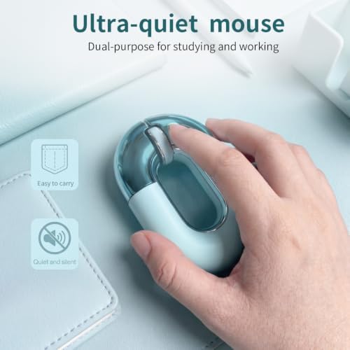 Bluetooth Mouse for Laptop Donut Green Wireless Mouse, Rechargeable