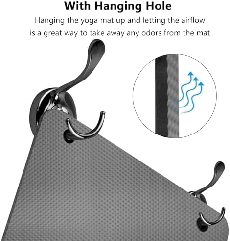 LFS Yoga Mat 72.8" x 31.5" x 2/5 inch Thick With Strap and Bag, Extra Wide
