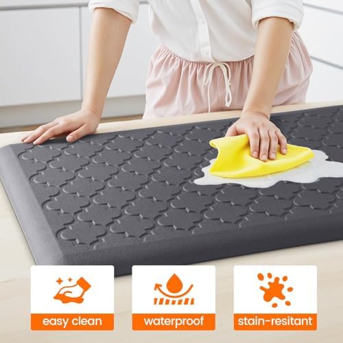 4/5 Inch Thick Anti-Fatigue Kitchen Mat Comfort Standing Floor Mat for Home