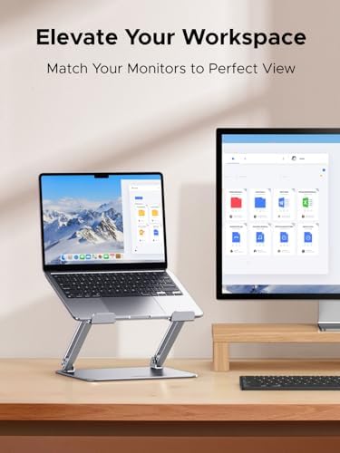 UGREEN Portable Laptop Stand for Desk, Adjustable Computer Stand