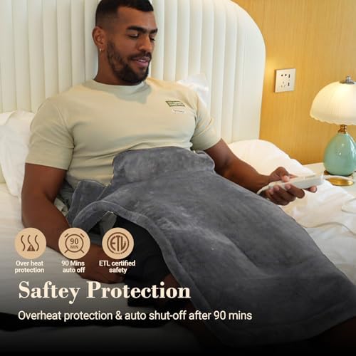 COMFIER Electric Heating Pad for Back, Neck and Shoulders, FSA Eligible HSA