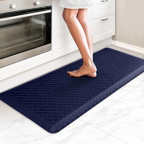 HappyTrends Kitchen Floor Mat - 4/5 Inch Thick Anti-Fatigue Kitchen Rug