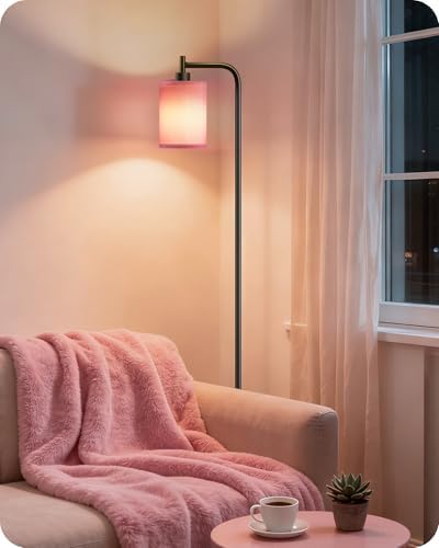 Dimmable Floor Lamp for Living Room with Remote & 10W Bulb