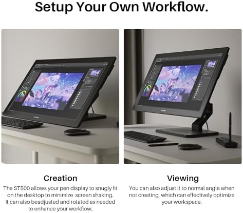HUION ST500 Single Monitor Arm for 17-32 Inch Screens