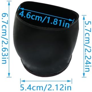 6PCS Anti Slip Cushion for Sliding Wheelchair Computer Chair Roller Protection Cover Universal Anti Slip Cushion Felt Furniture Cushion for Desk Cabinet Office Chair with Casters Furniture