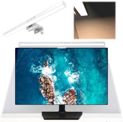 Dimmable LED Monitor Light Bar Hanging Table Lamp for Home Office Game