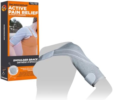 Incrediwear Shoulder Brace for Men and Women – Shoulder Support Brace Supports Shoulder Recovery & Shoulder Pain Relief, Reduces Inflammation and Swelling, Designed for Left & Right Shoulder (X-Large)