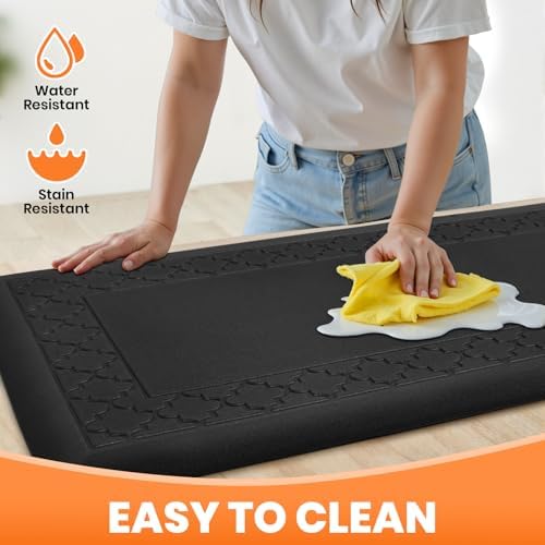 4/5 Inch Thicker Kitchen Mats Anti Fatigue Comfort Mat Standing Desk Rugs