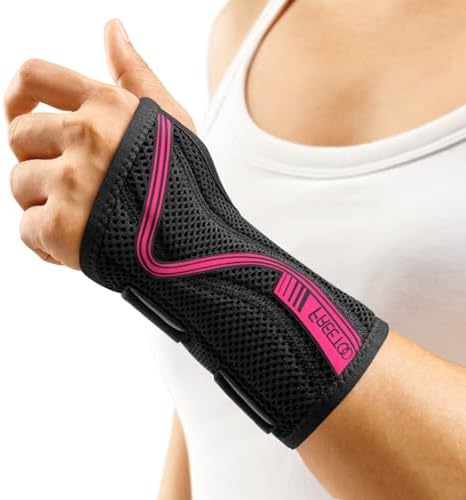 FREETOO Carpal Tunnel Wrist Brace Night Support, Left Hand, Small