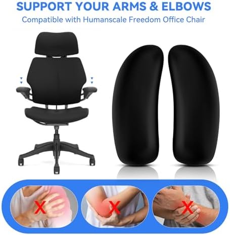 Arm Pads Replacement for Humanscale Freedom Office Chair