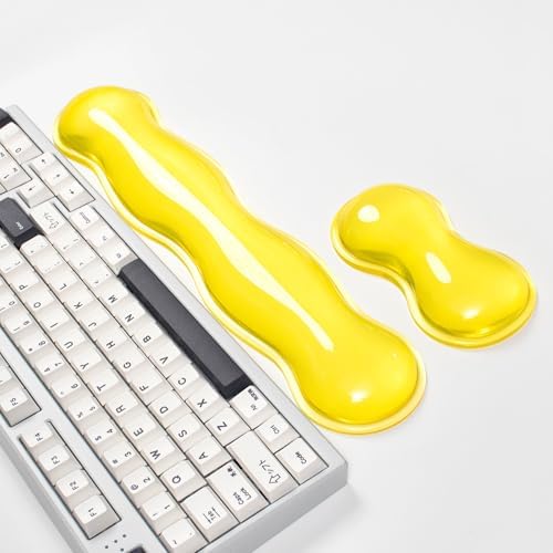 Gel Keyboard and Mouse Wrist Rest Set,Wrist pad for Computer Keyboard
