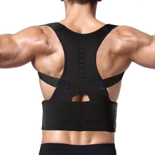Posture Corrector Belt for Men & Women – Adjustable Back Brace for Spine Alignment, Shoulder & Upper Back Pain Relief | Comfortable Unisex Clavicle Support Brace