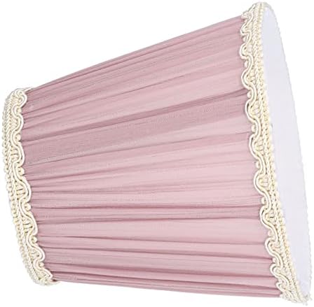3 Pack Cloth Lamp Shade Clip On Lampshade for E14 Candle Bulb Chandelier Wall Light Table Lamp Indoor Decor Dark Blue (Clip-on-Light Purple)