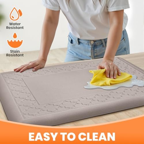 4/5 Inch Thicker Kitchen Mats Anti Fatigue Comfort Mat Standing Desk Rugs