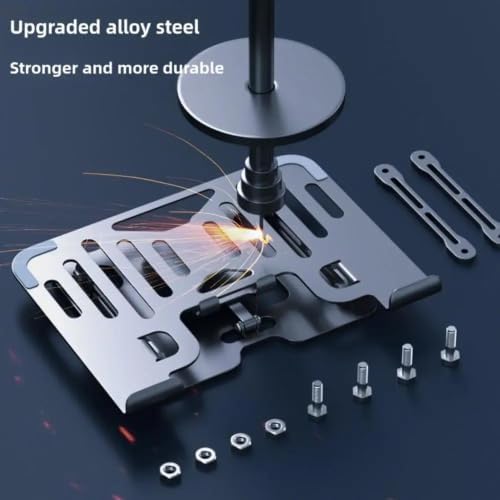 2-in-1 Foldable Laptop Tablet Stand Riser with Phone Holder